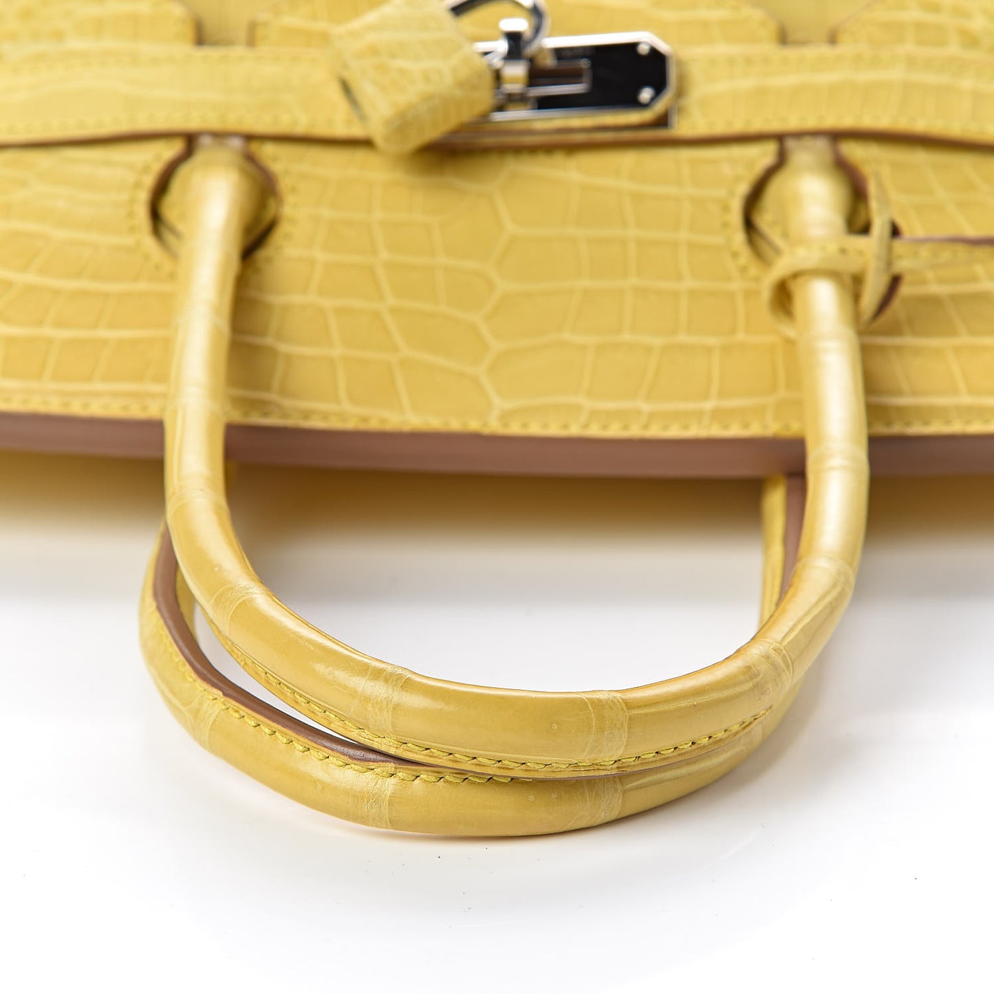 Matte Porosus Crocodile Birkin 35 Mimosa