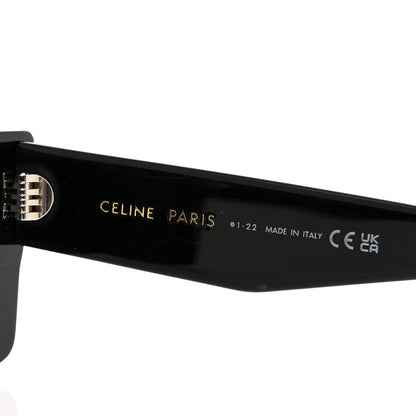 Celine Acetate Monochroms Square Sunglasses CL40214U Black 6 of 7