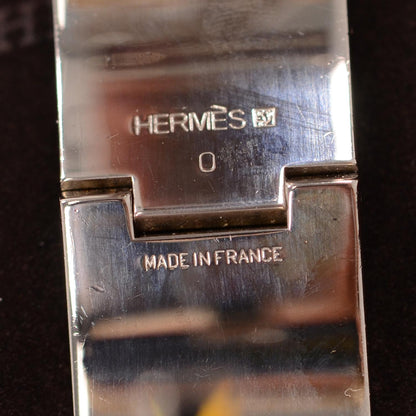Hermes Enamel Wide Clic Clac H Bracelet Yellow 3 of 6