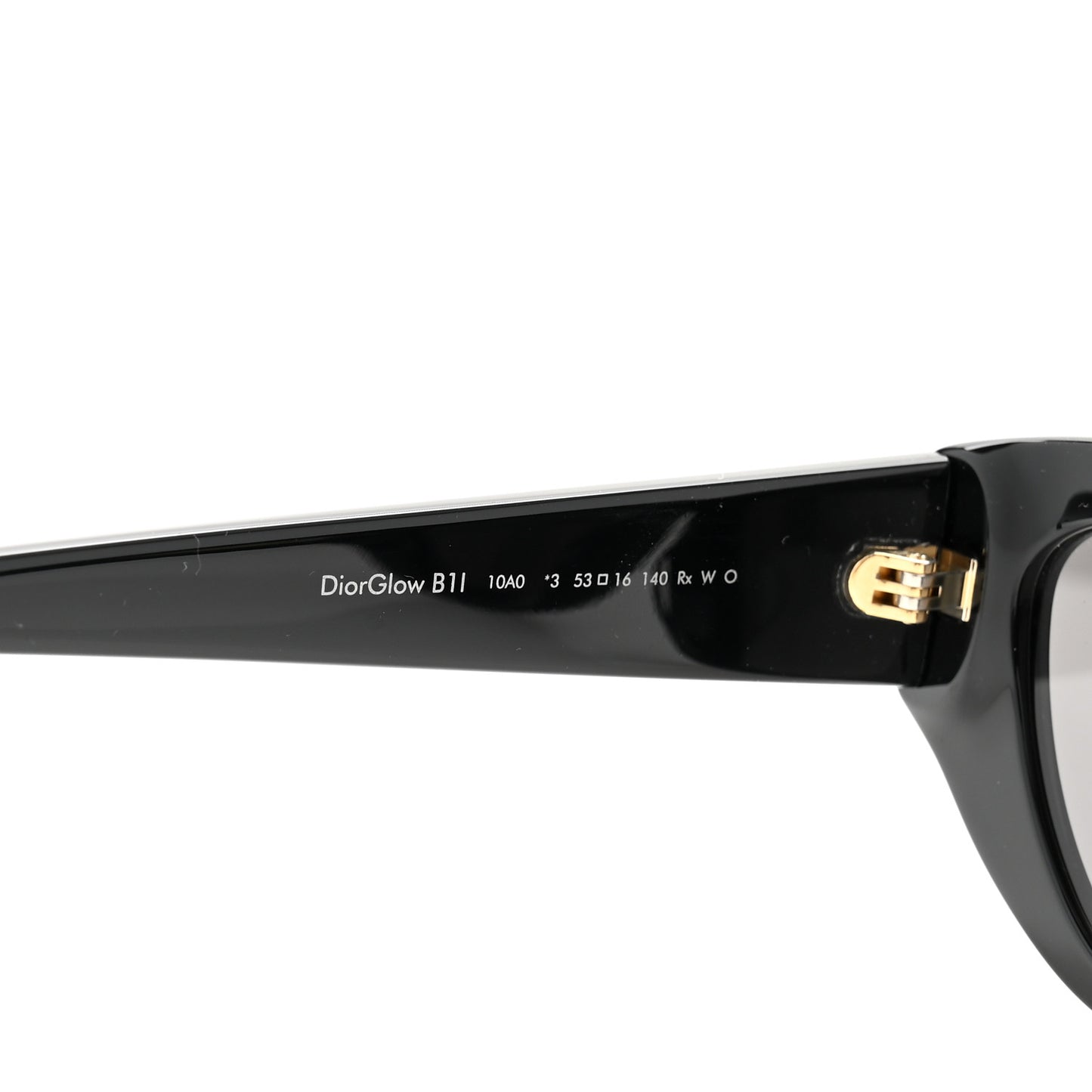 Acetate DiorGlow B11 Cat Eye Sunglasses Black