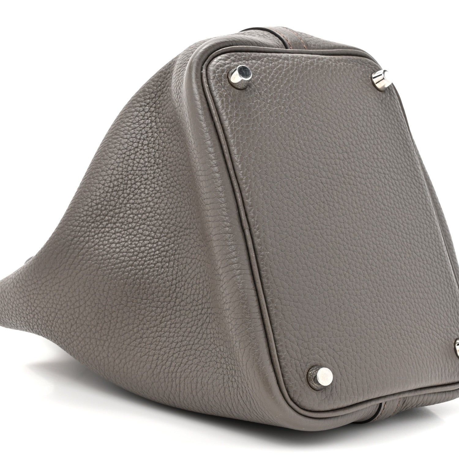 Hermes Taurillon Clemence Picotin Lock 18 PM Gris Asphalte 10 of 12
