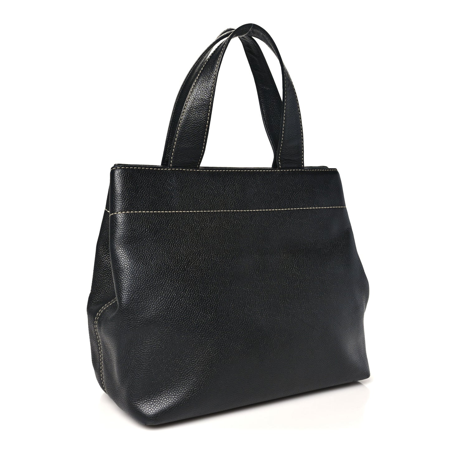 Caviar Shopping Tote Black