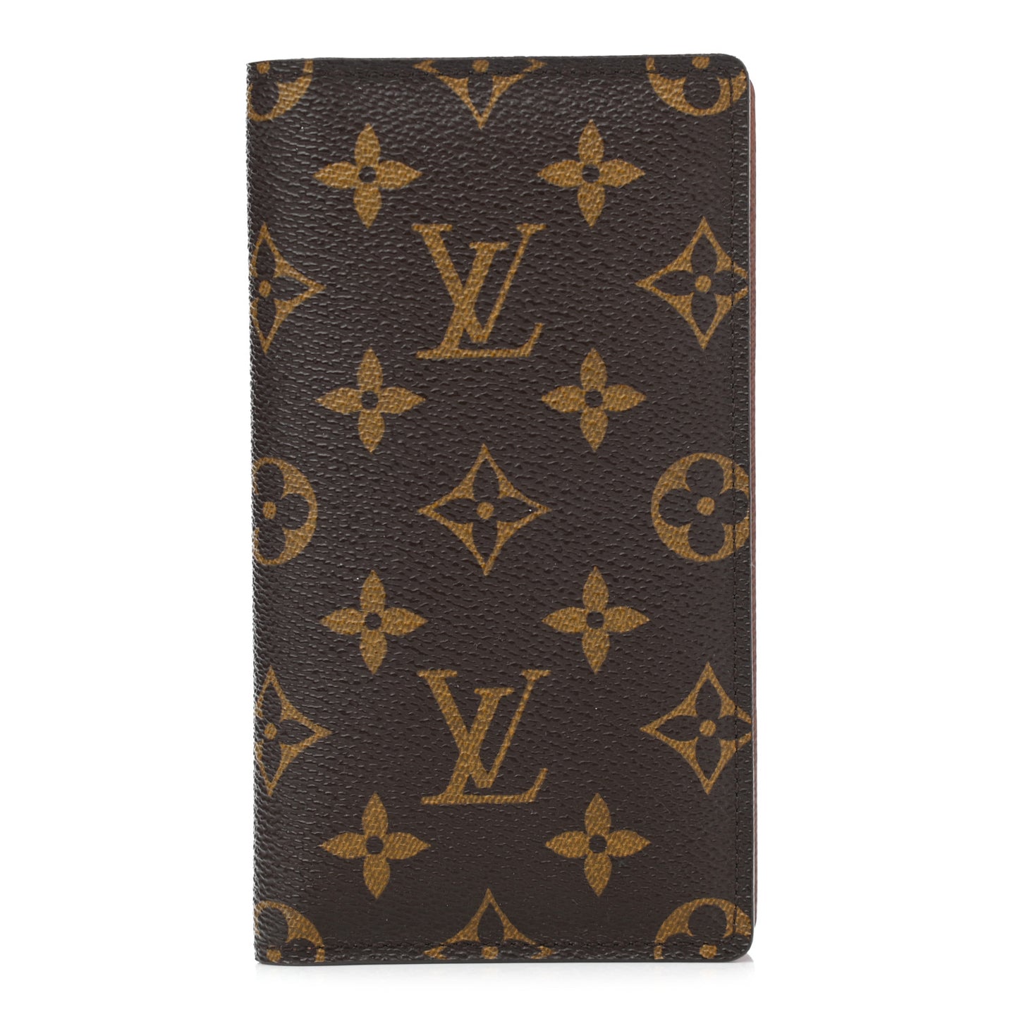 Monogram Checkbook Holder Case Wallet