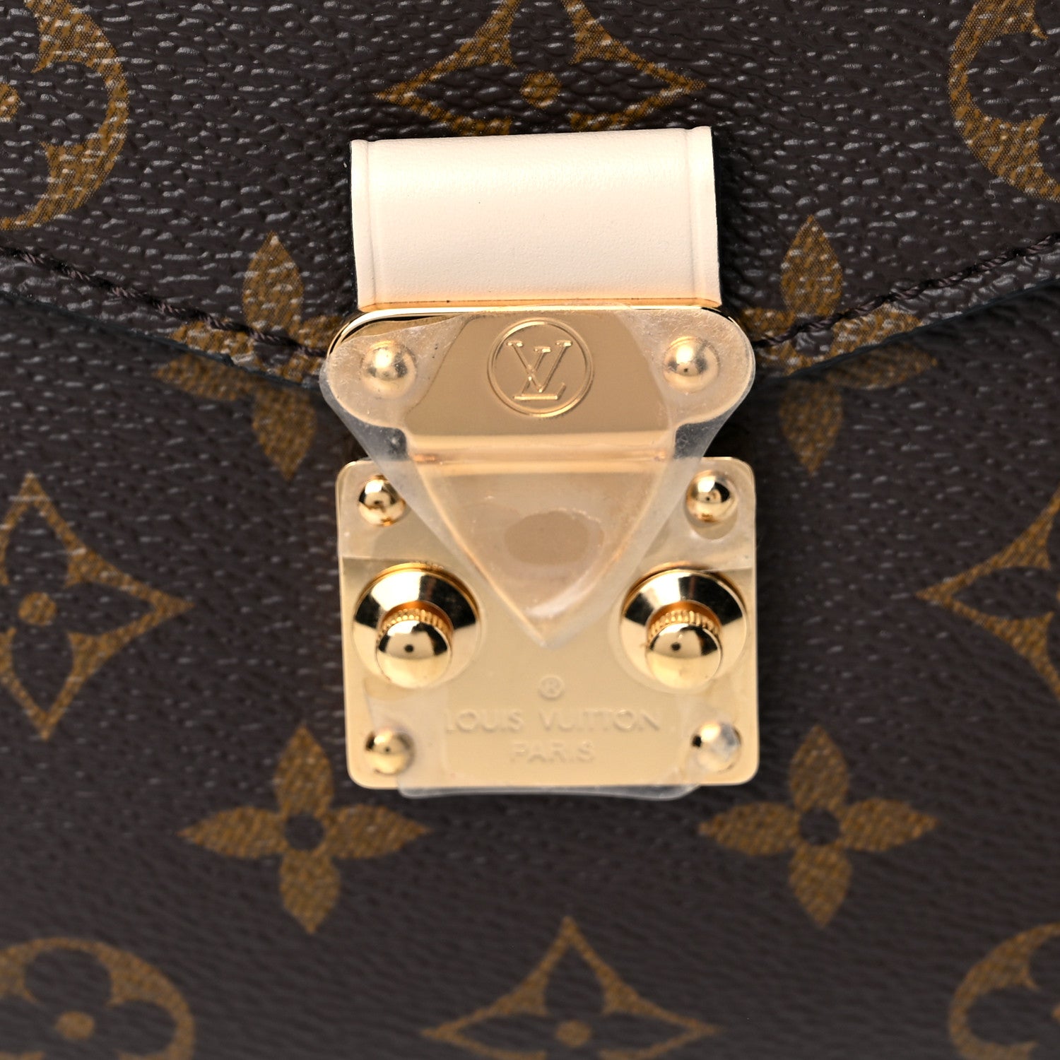 Louis Vuitton Monogram Braided Pochette Metis Creme Beige 6 of 9