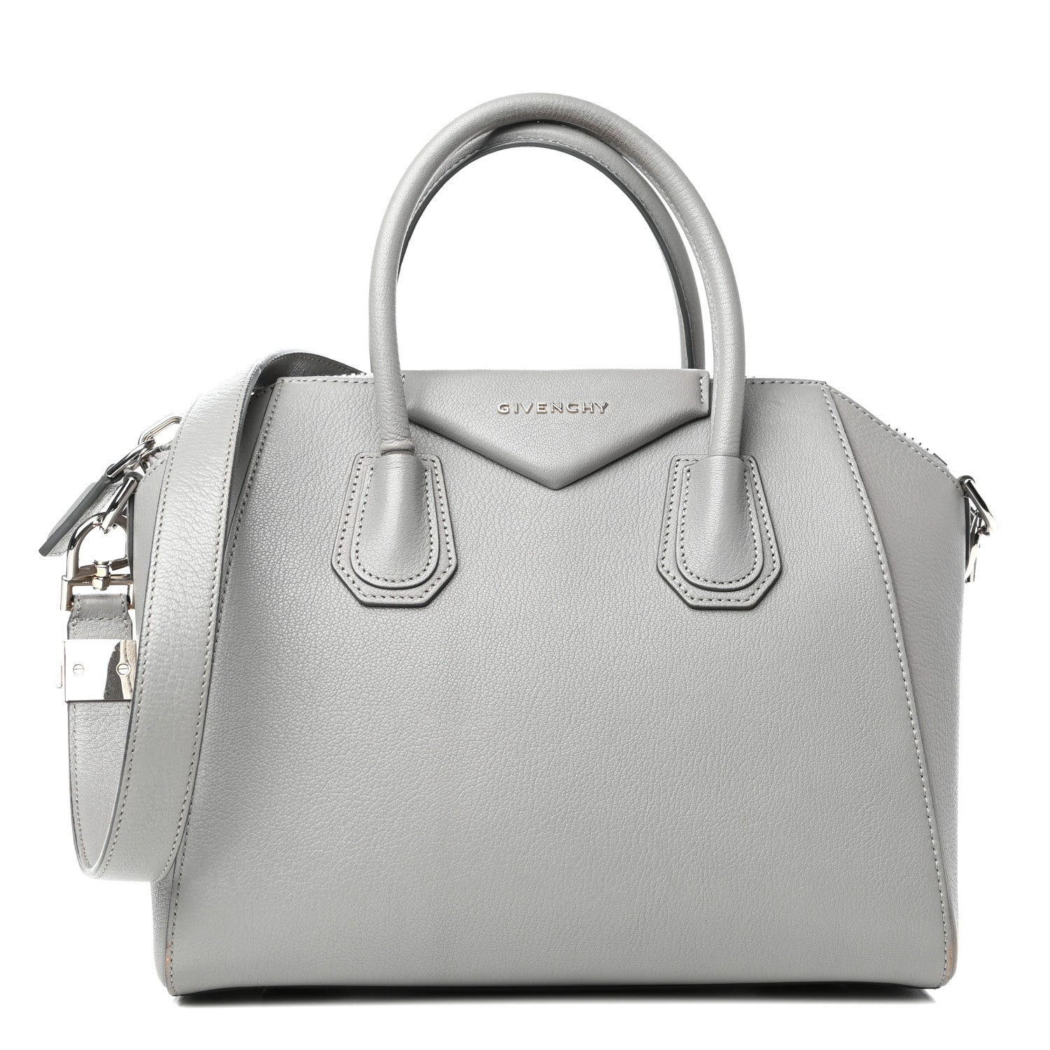 Givenchy Sugar Goatskin Small Antigona Pearl Grey 1 of 11