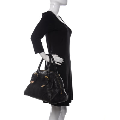 Gucci Guccissima Signoria Large Dome Bag Black 2 of 9
