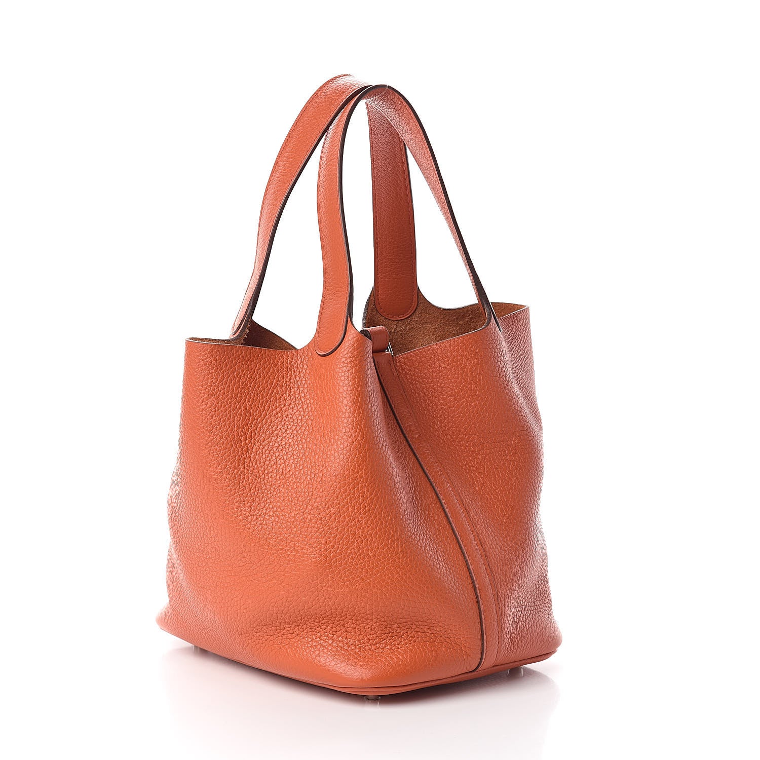 Hermes Taurillon Clemence Picotin Lock 22 MM Terre Battue 3 of 10