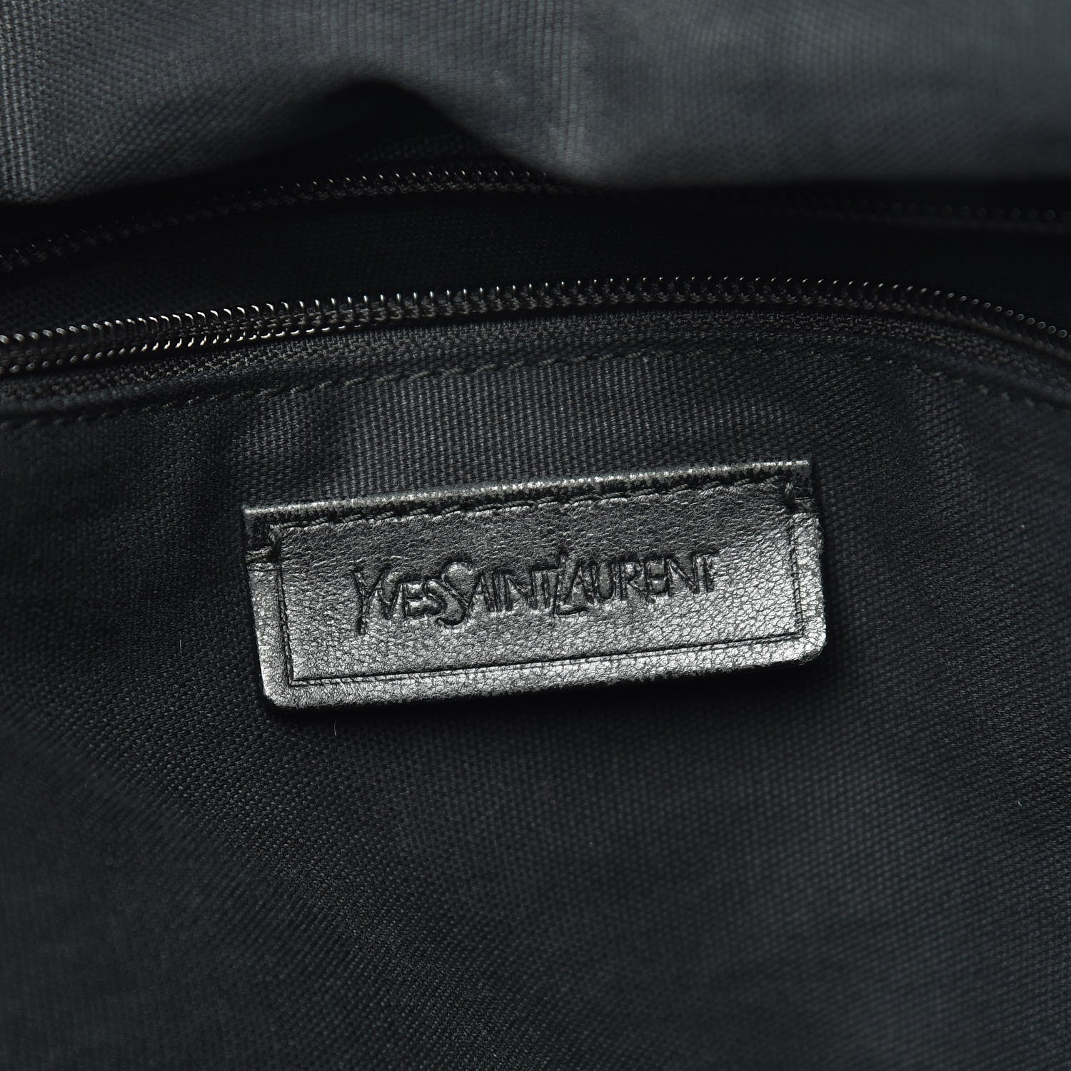 Saint Laurent Calfskin Sac Hamptons Weekender Bag Black 10 of 24