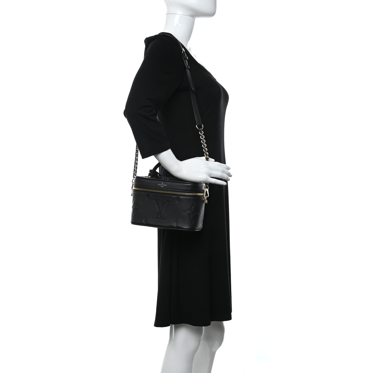 Louis Vuitton Empreinte Monogram Giant Vanity PM Black 2 of 9