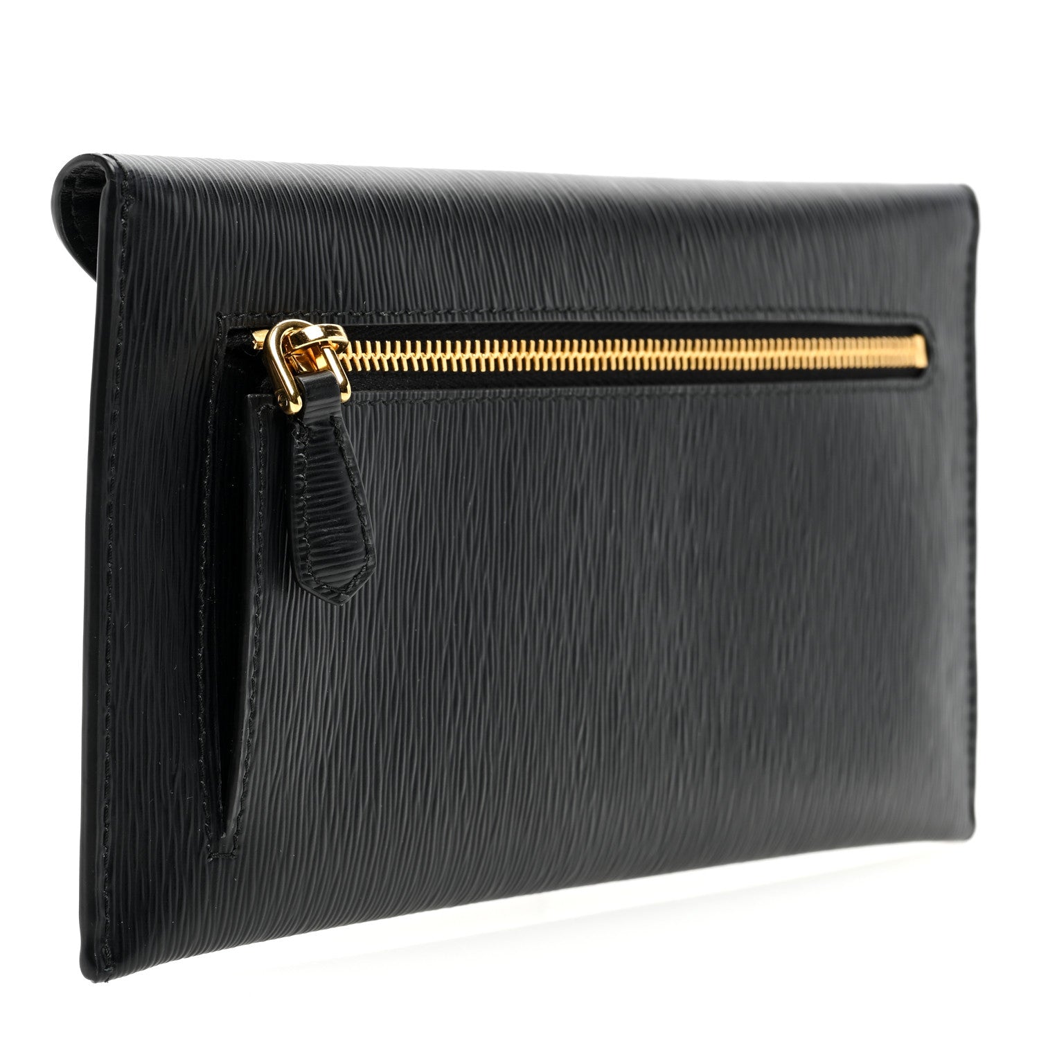 Prada Vitello Move Envelope Wallet Black 3 of 7