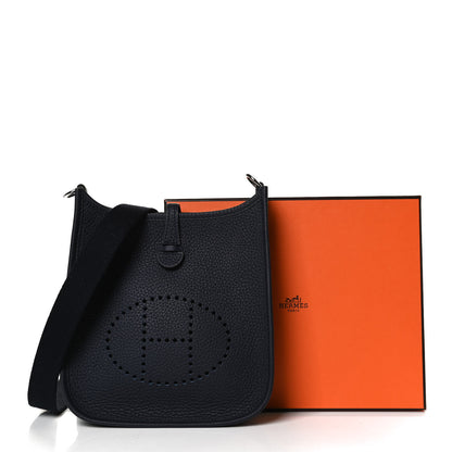 Hermes Taurillon Clemence Evelyne TPM Bleu Nuit 11 of 11