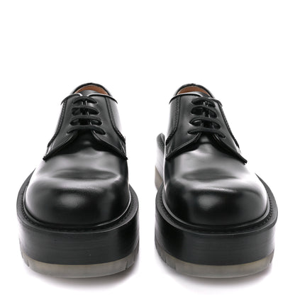 Bottega Veneta Calfskin Platform Derby Shoes 38 Black 2 of 15