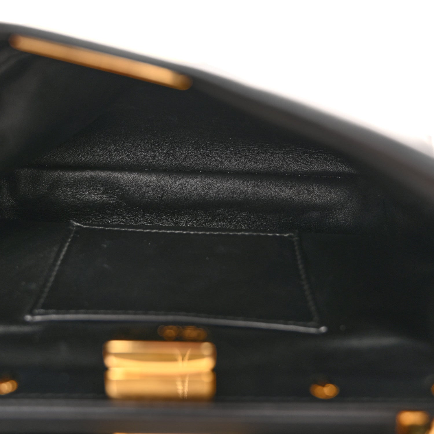 Fendi Nappa Mini Peekaboo Iconic Satchel Black 6 of 12