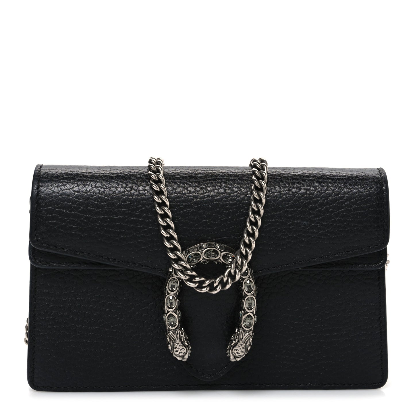 Calfskin Super Mini Dionysus Shoulder Bag Black