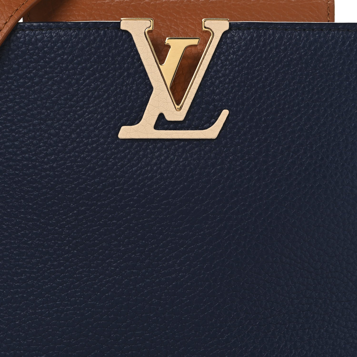 Louis Vuitton Taurillon Capucines BB Tour de France Blue 7 of 10