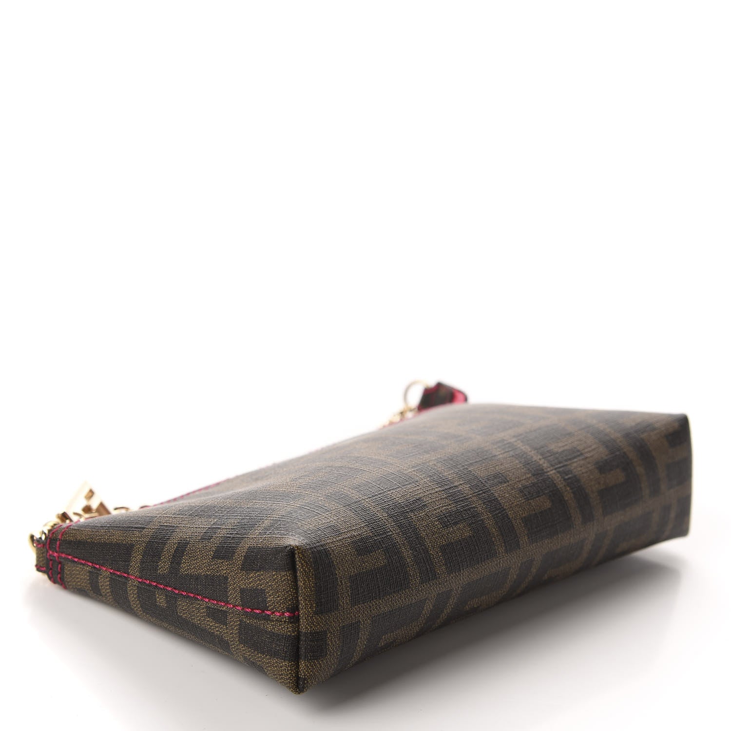 Fendi Zucca Spalmati Pochette Tobacco Fragola 4 of 10