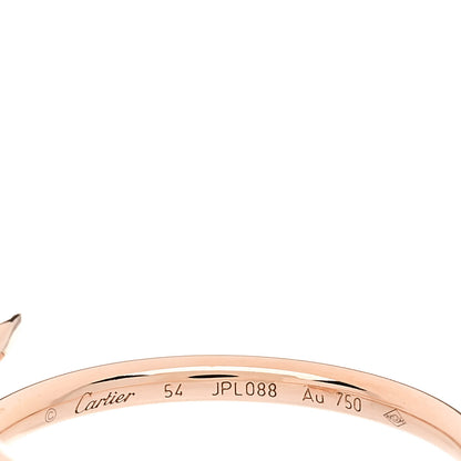 Cartier 18K Pink Gold Small Juste Un Clou Ring 54 6.75 4 of 5