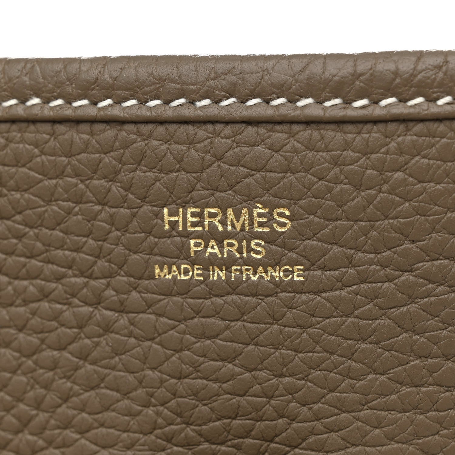 Hermes Taurillon Clemence Evelyne III PM Etoupe 6 of 12