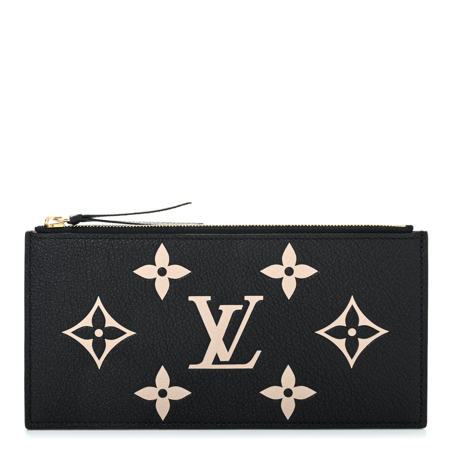 Louis Vuitton Empreinte Monogram Giant Crafty Pochette Felicie Zippered Insert Black 1 of 6