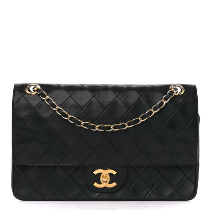 Chanel Lambskin Quilted Small Double Flap Black 9 of 11