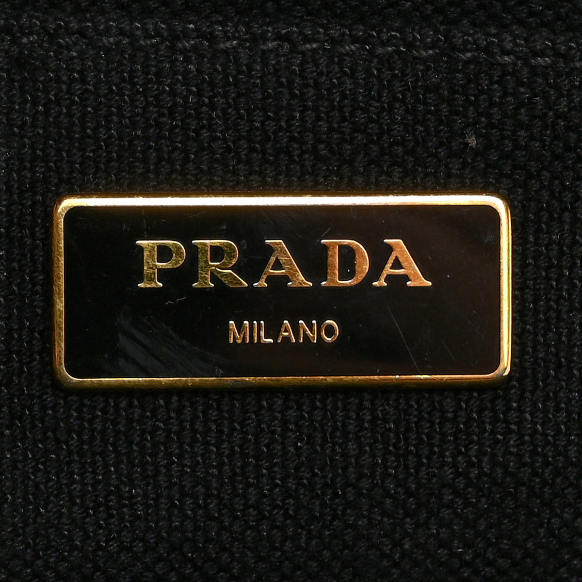 Canapa Small Logo Tote Black