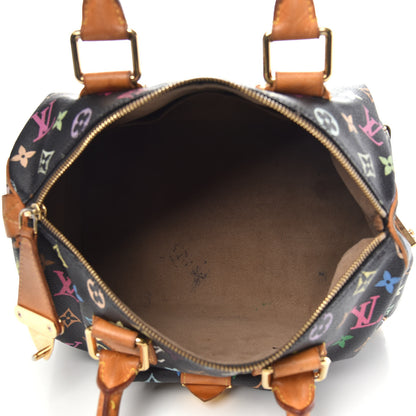 Louis Vuitton Monogram Multicolor Speedy 30 Black 5 of 17