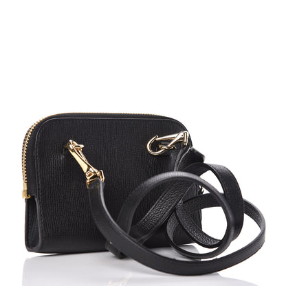 Burberry Grain Calfskin Small Crossbody Bag Black 3 of 9