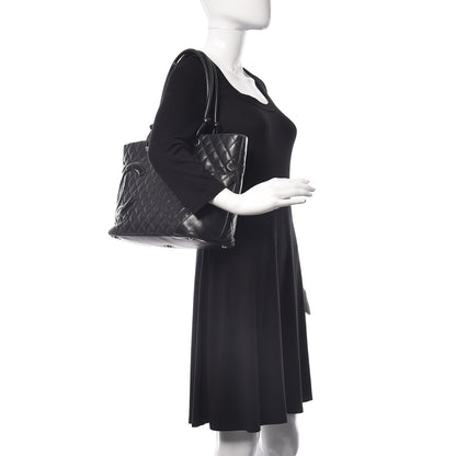 Chanel Calfskin Quilted Large Cambon Tote Black 2 of 20