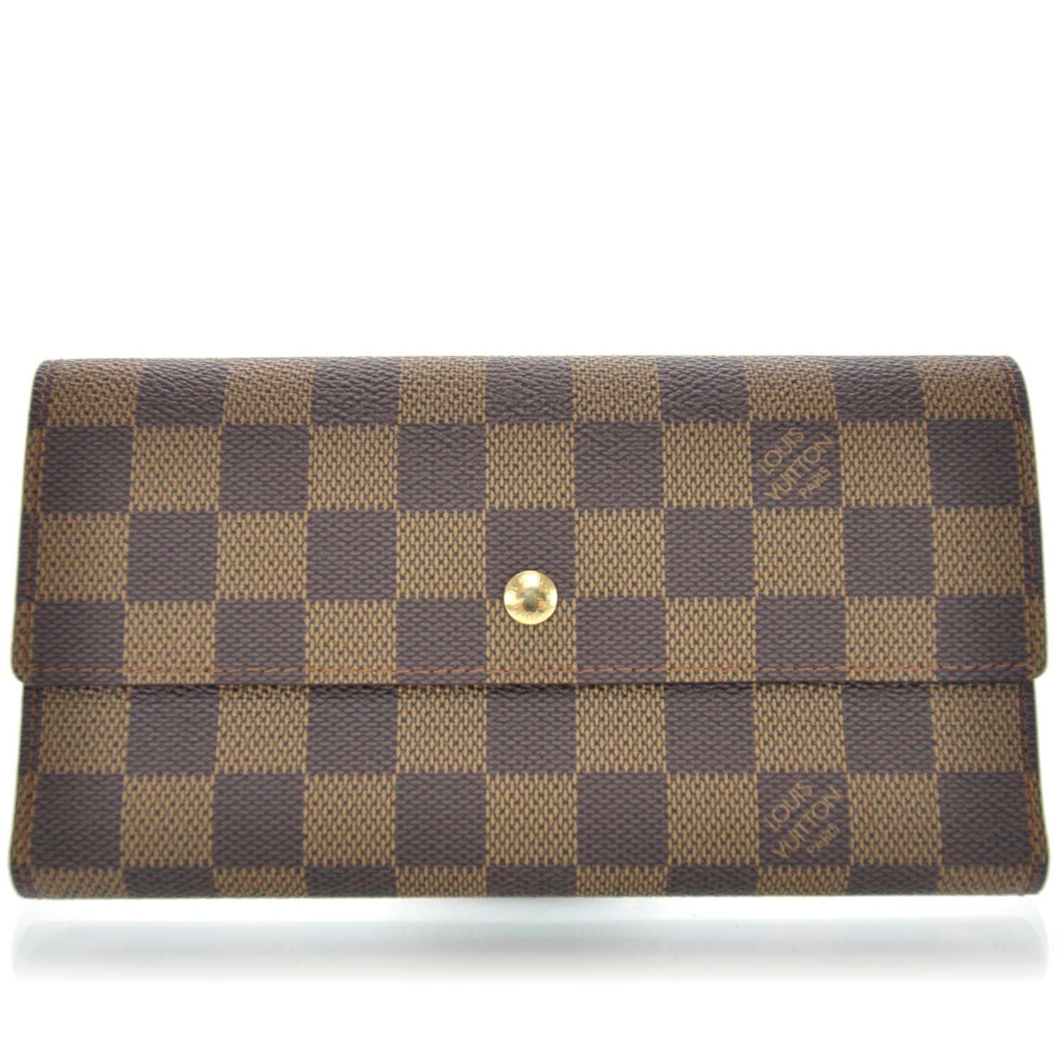 Louis Vuitton Damier Ebene Porte Tresor International Wallet 1 of 7