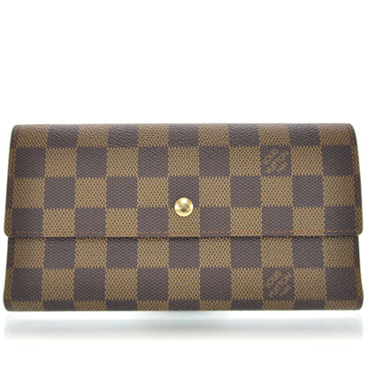 Louis Vuitton Damier Ebene Porte Tresor International Wallet 1 of 7