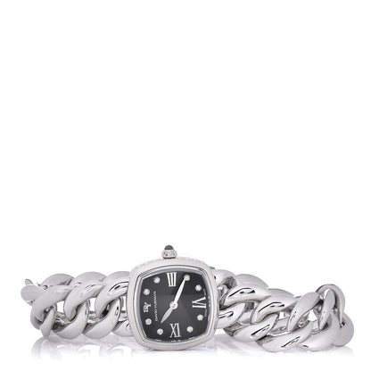 David Yurman Stainless Steel Diamond 23mm Albion Quartz Watch Black 3 of 6