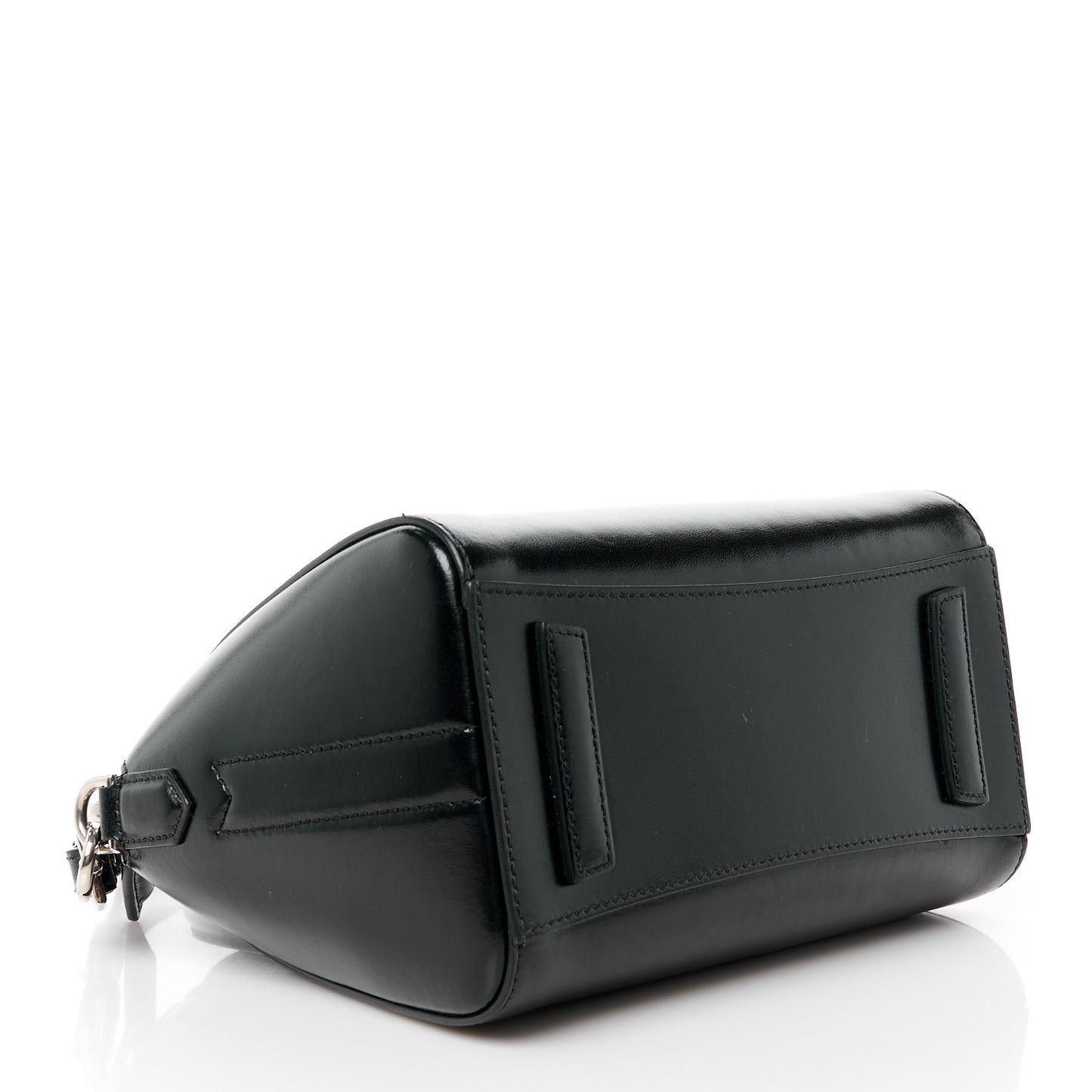 Shiny Lord Calfskin Mini Antigona Black