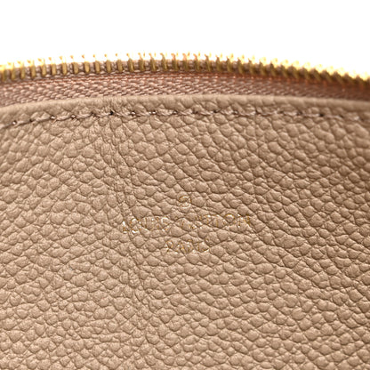 Louis Vuitton Empreinte Monogram Giant Pochette Felicie Zippered Insert Tourterelle Creme 6 of 6