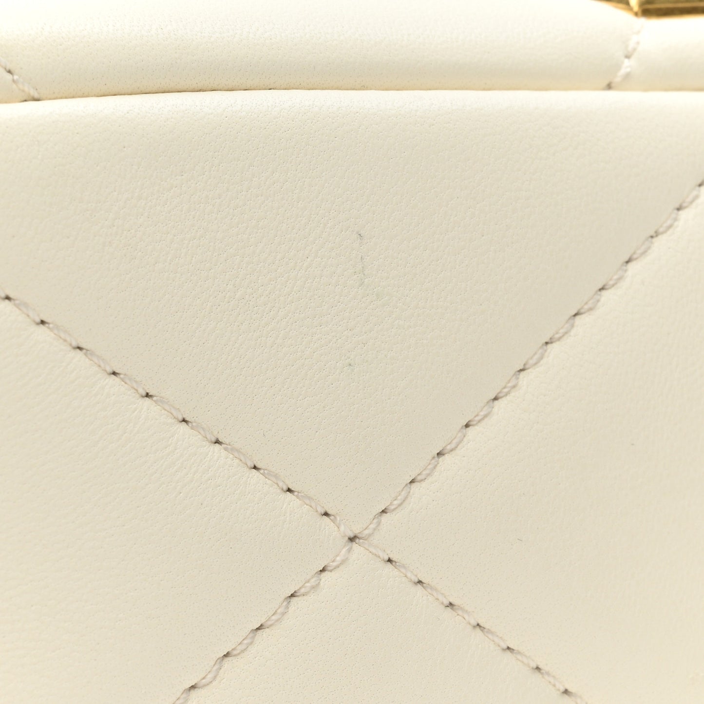Nappa Large Roman Stud Shoulder Bag Ivory