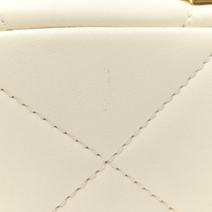 Valentino Garavani Nappa Large Roman Stud Shoulder Bag Ivory 9 of 10