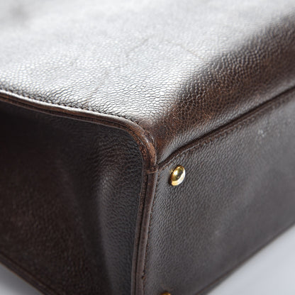 Chanel Caviar Shoulder Bag Brown 14 of 18