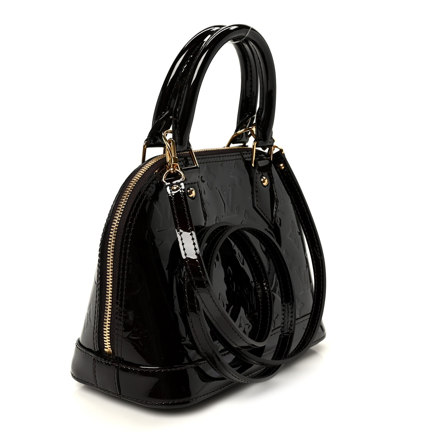 Louis Vuitton Vernis Alma BB Amarante 3 of 13
