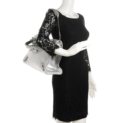 Balenciaga Agneau Giant 12 Silver Hardware City Gris Aluminum 2 of 14