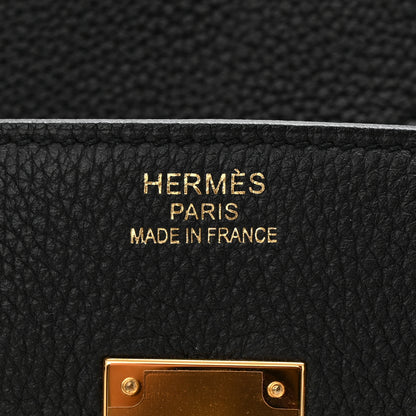 Hermes Togo Birkin 35 Black 6 of 10