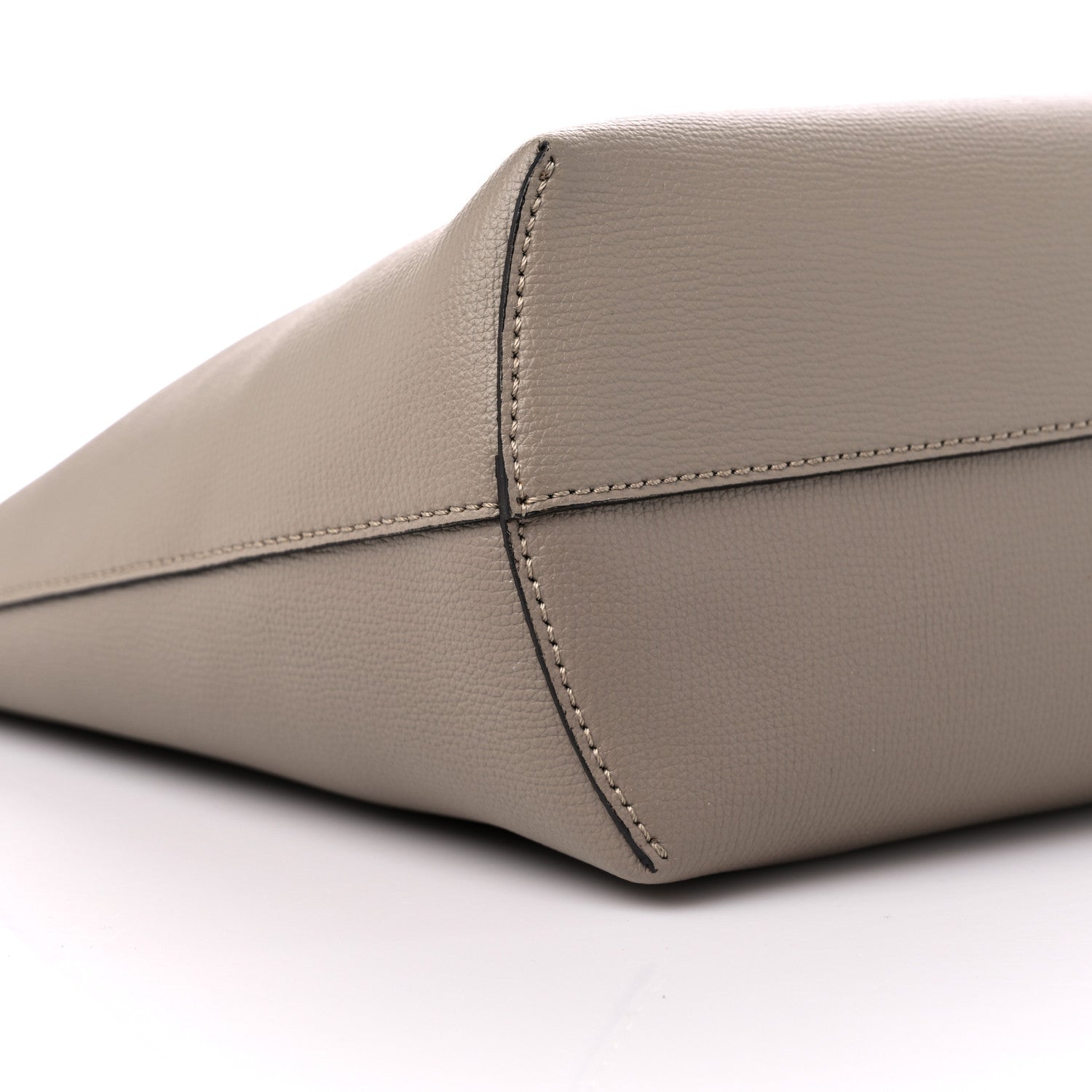 Fendi Vitello Vienna Enamel F is Fendi Shopping Tote Tortora Taupe 8 of 10