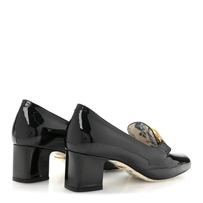 Gucci Vernice GG Victoire 55mm Loafer Pumps 36 Black 5 of 10