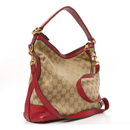 Gucci Monogram Small Miss GG Hobo Red 3 of 12