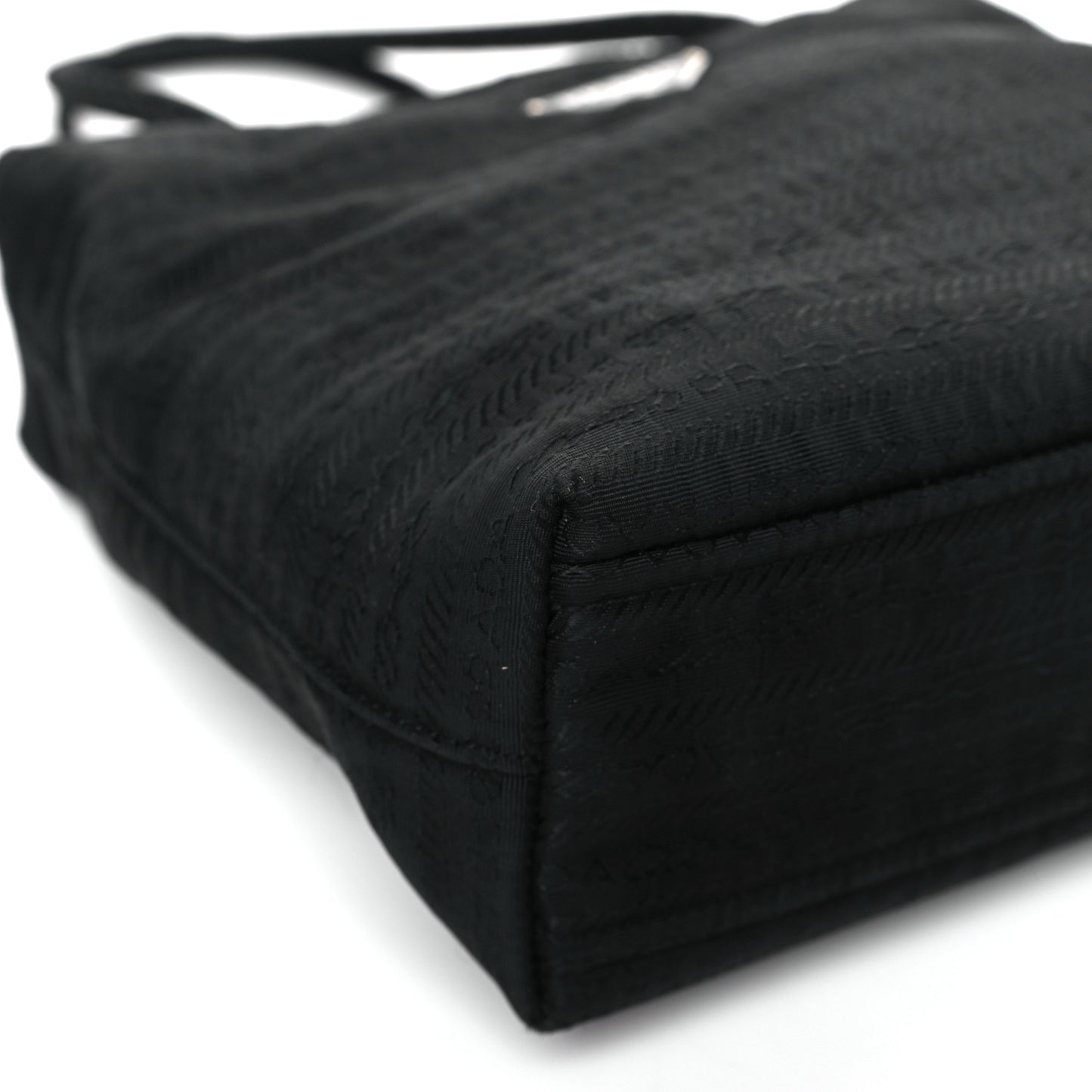 Tessuto Nylon Jacquard Tote Black