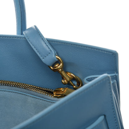 Saint Laurent Grained Calfskin Small Sac De Jour Light Blue 16 of 19