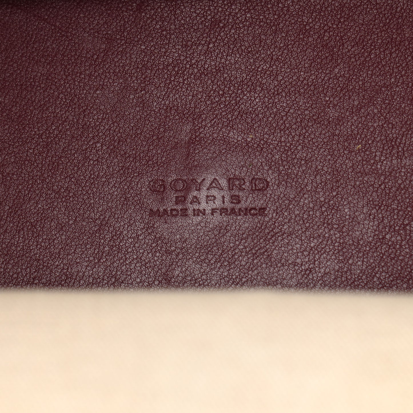 Goyardine Marquises Tote Burgundy
