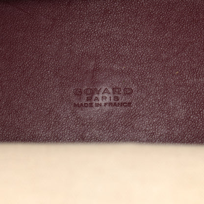 Goyard Goyardine Marquises Tote Burgundy 6 of 12