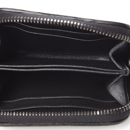 Bottega Veneta Nappa Intrecciato Zip Around Coin Purse Black 5 of 7