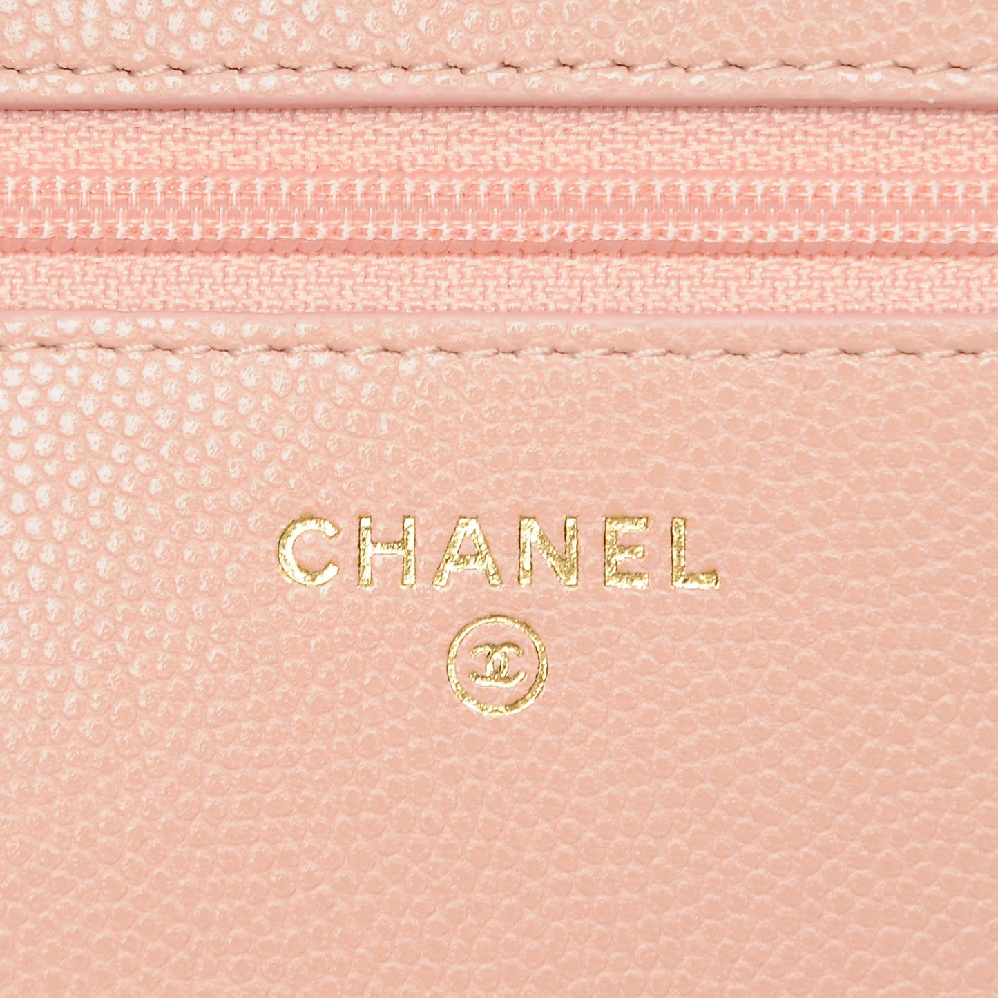 Caviar Quilted Golden Class Wallet On Chain WOC Pink