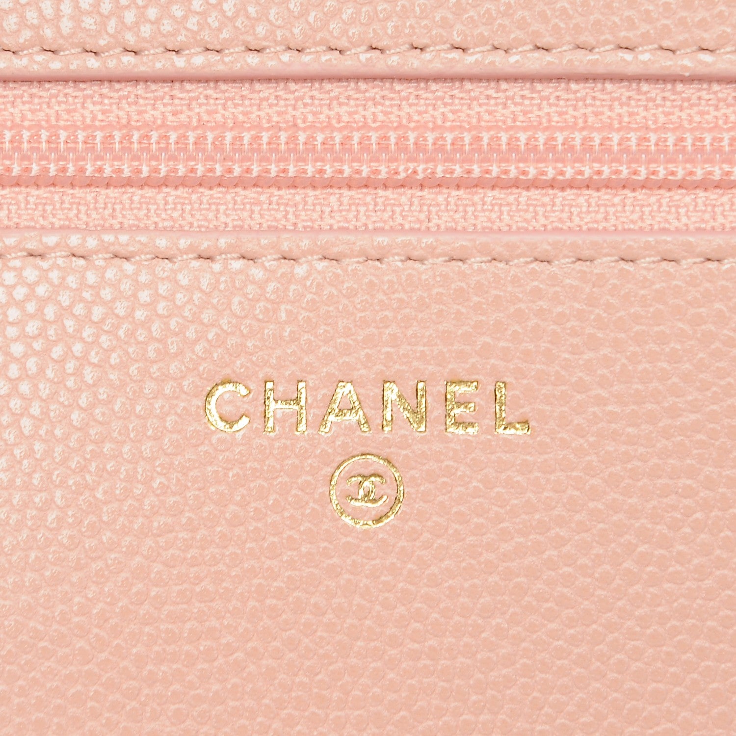 Chanel Caviar Quilted Golden Class Wallet On Chain WOC Pink 6 of 9