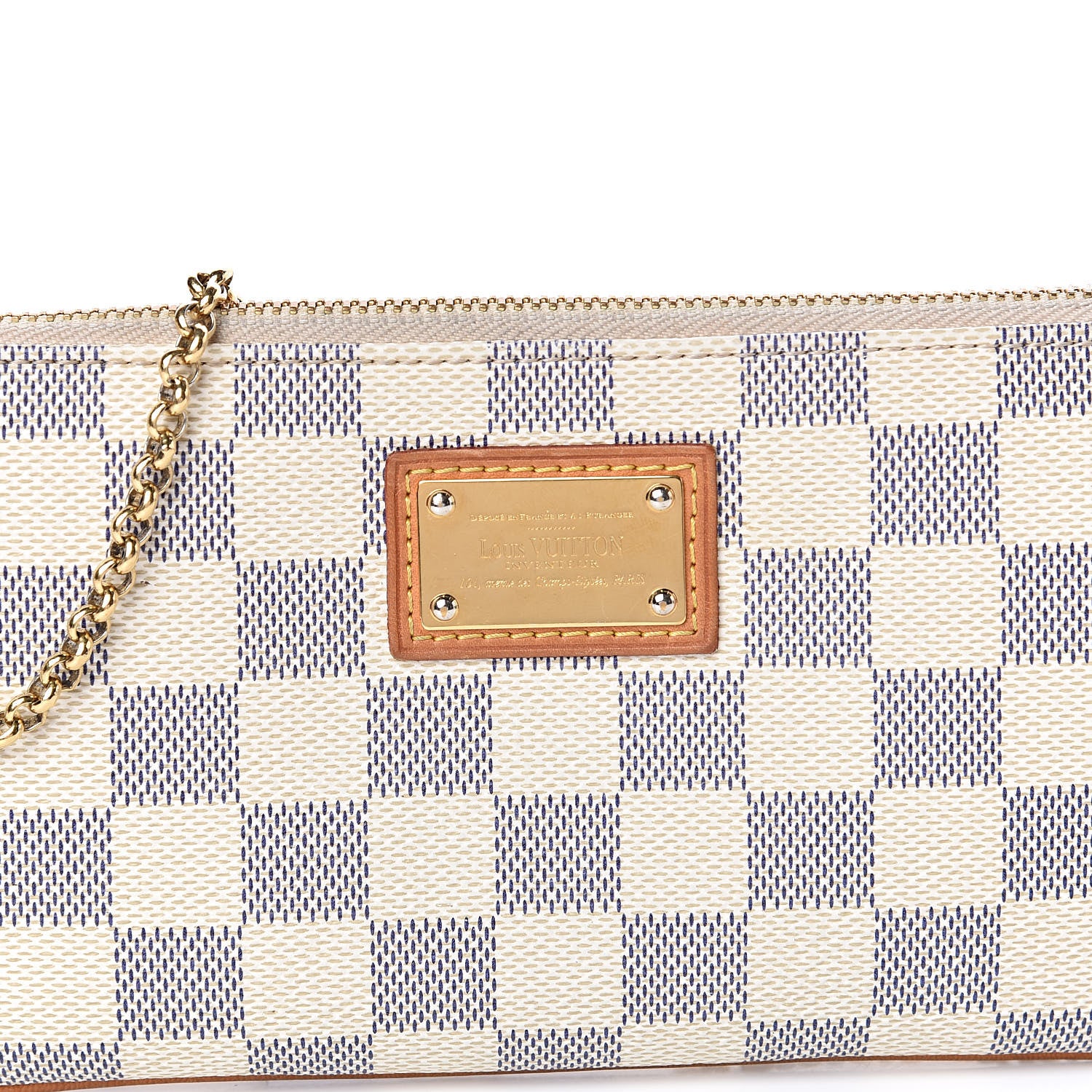 Louis Vuitton Damier Azur Pochette Milla MM 12 of 13